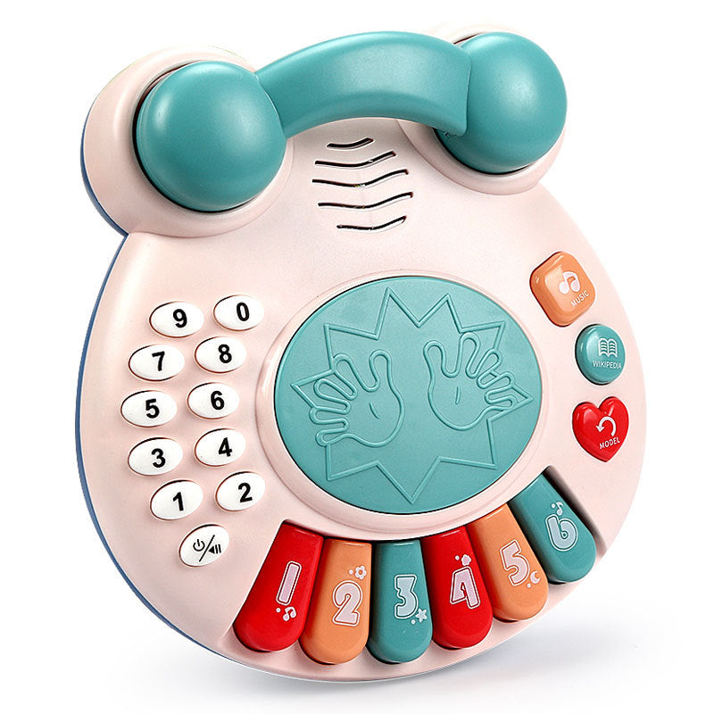 Hand Shot Drum Baby Multi Function Sound Phone Drum Interactive Musical Toy for Kids Early Education