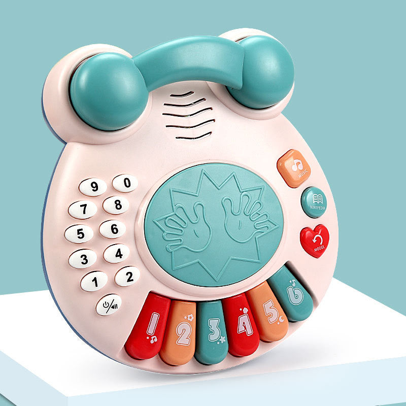 Hand Shot Drum Baby Multi Function Sound Phone Drum Interactive Musical Toy for Kids Early Education