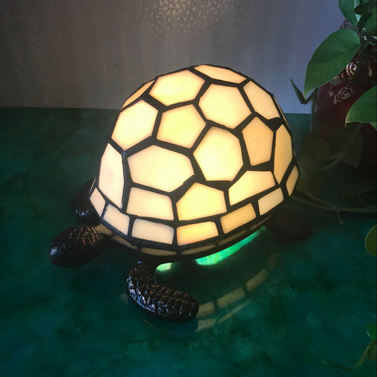 Small Tortoise Night Light Decorative LED Animal Lamp Kids Bedroom Soft Ambient Lighting