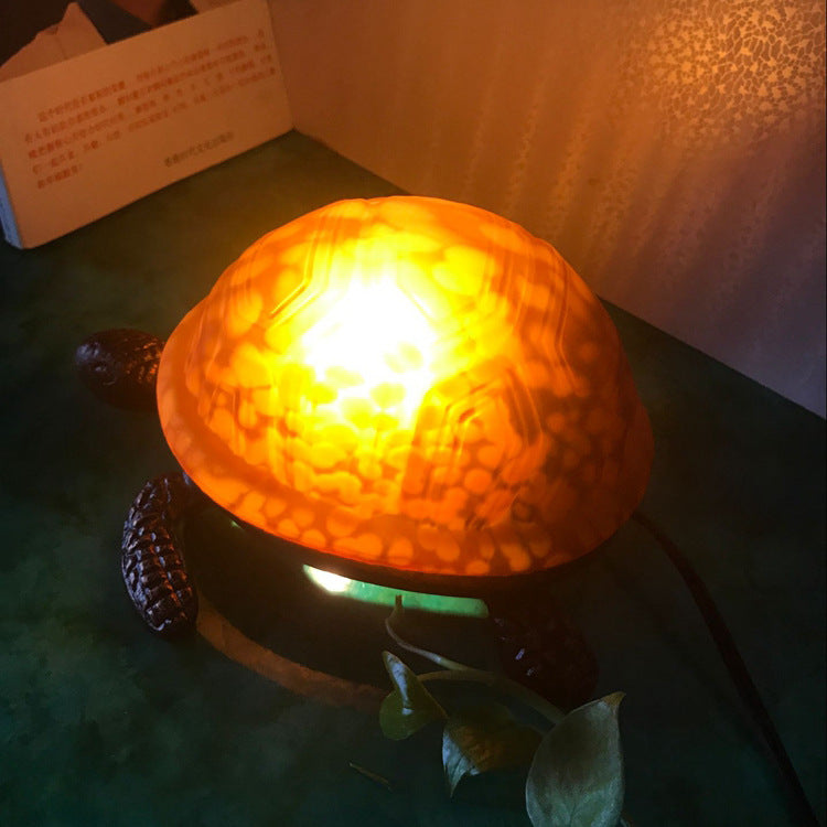 Small Tortoise Night Light Decorative LED Animal Lamp Kids Bedroom Soft Ambient Lighting