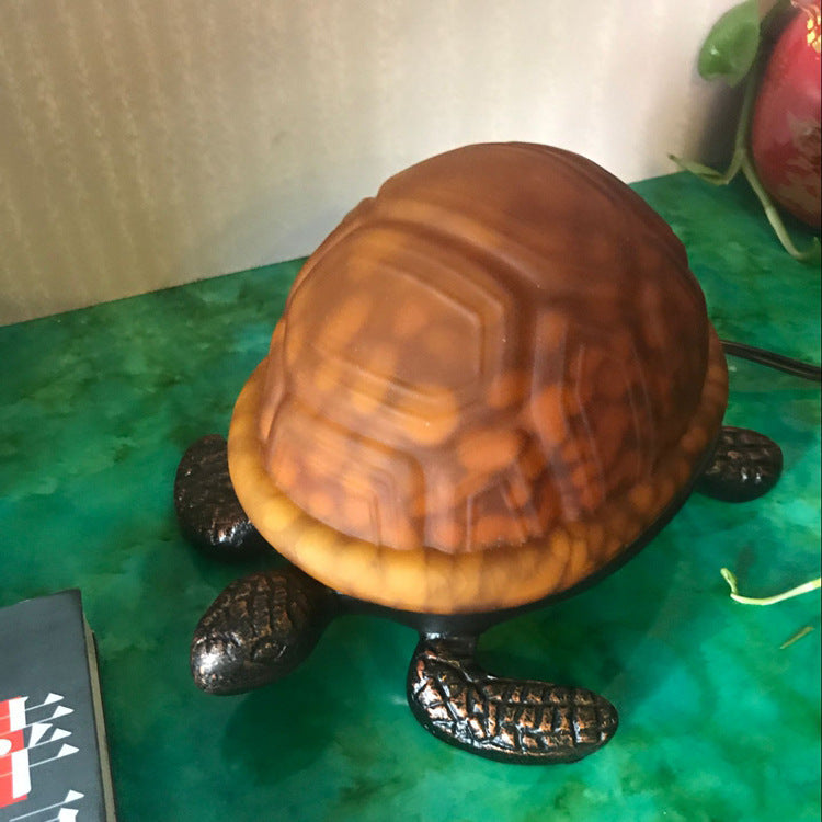 Small Tortoise Night Light Decorative LED Animal Lamp Kids Bedroom Soft Ambient Lighting