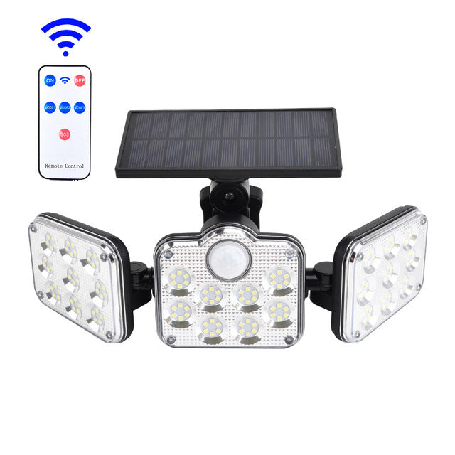Split Solar Wall Light Outdoor Motion Sensor Human Body Induction Courtyard Waterproof Security Lamp