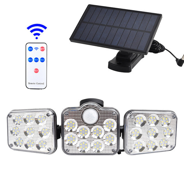 Split Solar Wall Light Outdoor Motion Sensor Human Body Induction Courtyard Waterproof Security Lamp