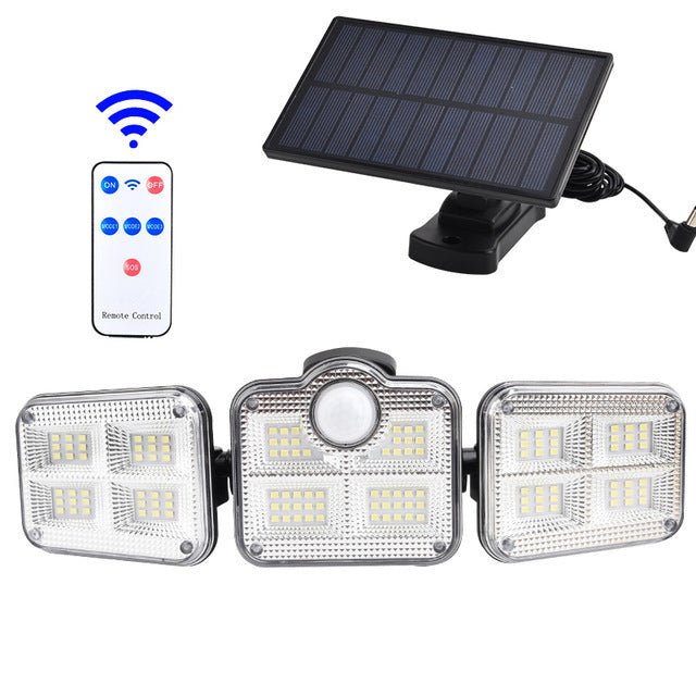 Split Solar Wall Light Outdoor Motion Sensor Human Body Induction Courtyard Waterproof Security Lamp