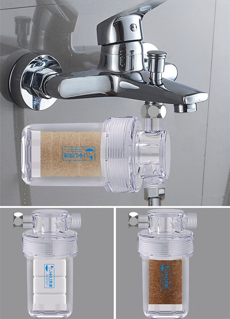 Shower Filter Faucet Nozzle Household Bath Water Dechlorination Filter Element Tap Water Purifier for Bathroom Use