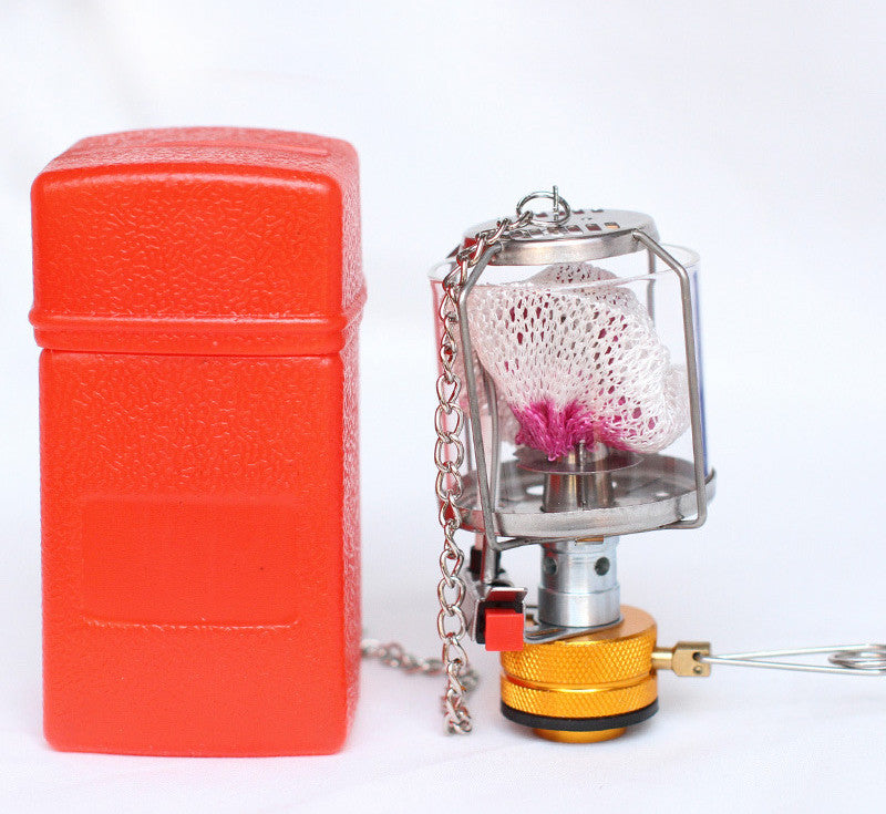 Portable Gas Camping Light Outdoor Tent Lantern Self-Driving Fishing Heating Gas Lamp Emergency Lighting