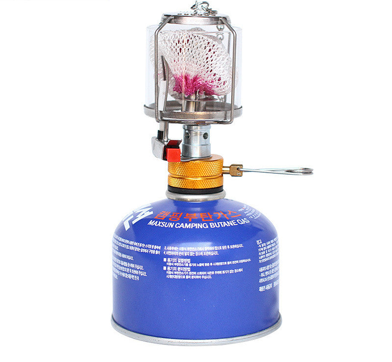 Portable Gas Camping Light Outdoor Tent Lantern Self-Driving Fishing Heating Gas Lamp Emergency Lighting