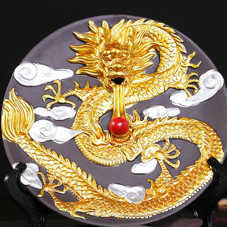 Ceramic Backflow Incense Burner – Aromatherapy Xianglong Decorative Holder