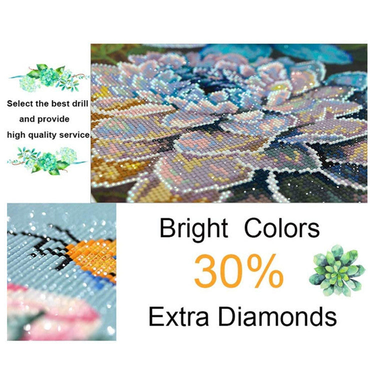 DIY 5D Full Drill Diamond Painting Cross Stitch Sticker Art Kit Home Wall Decor Craft Set
