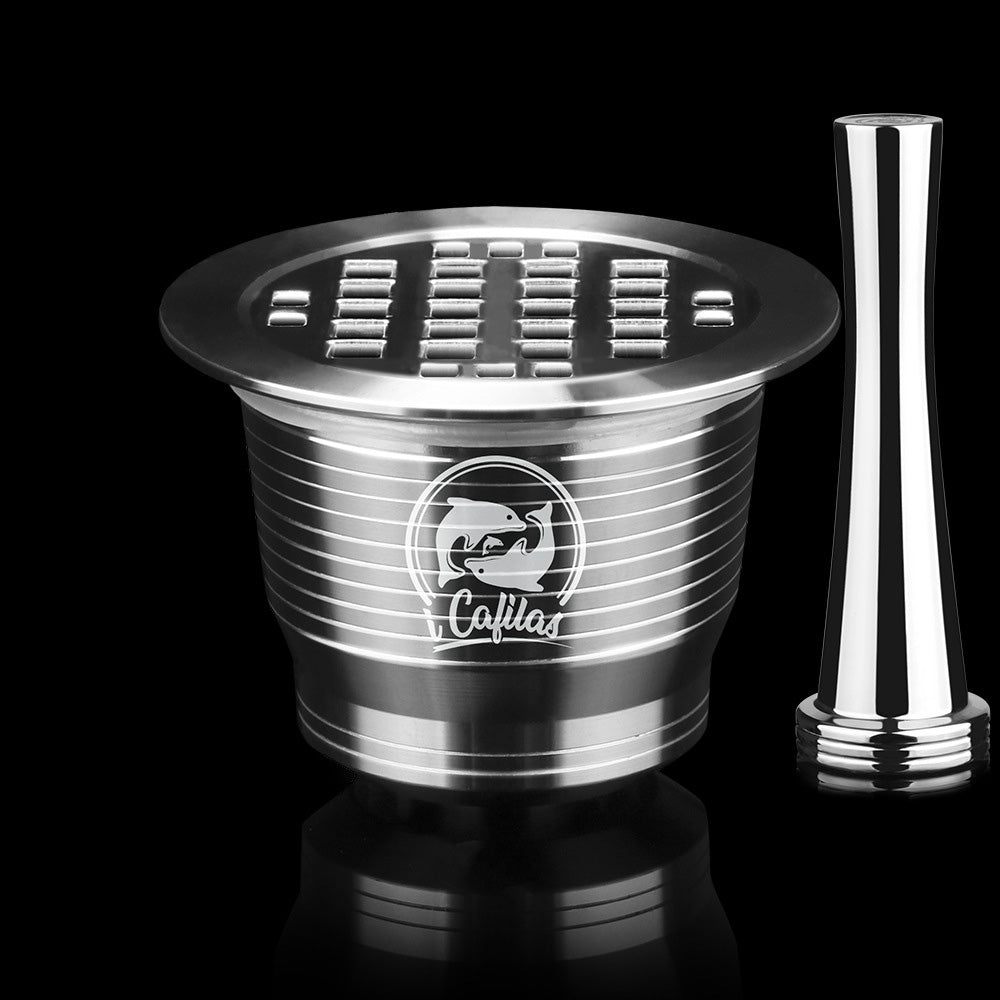 Food Grade Stainless Steel Grease Filter Cup – Square Hole Kitchen Strainer Container