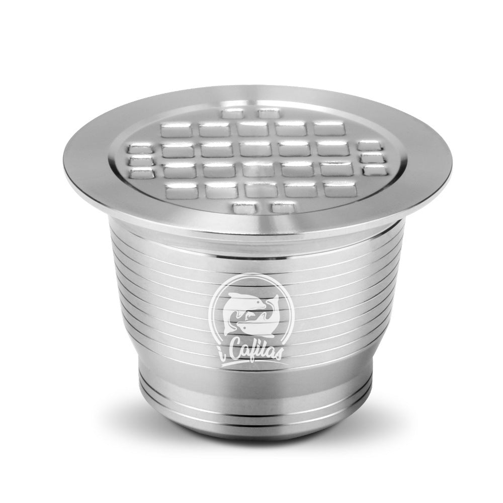 Food Grade Stainless Steel Grease Filter Cup – Square Hole Kitchen Strainer Container