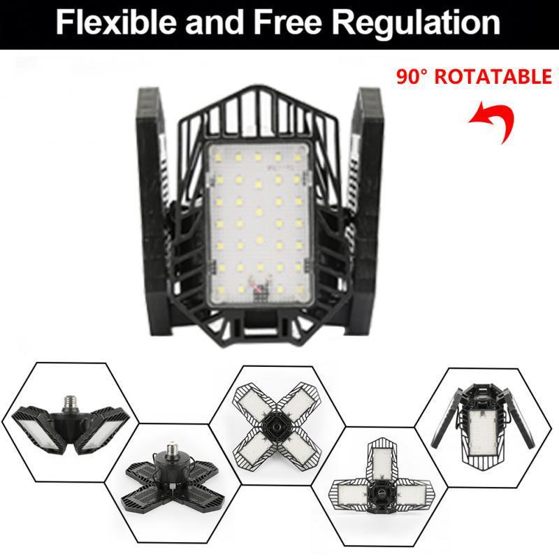 60W LED Garage Light High Bright Ceiling Lamp Suitable for Marble Ceiling Indoor Workshop Lighting