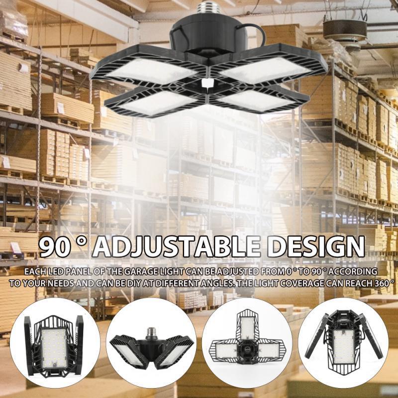 60W LED Garage Light High Bright Ceiling Lamp Suitable for Marble Ceiling Indoor Workshop Lighting