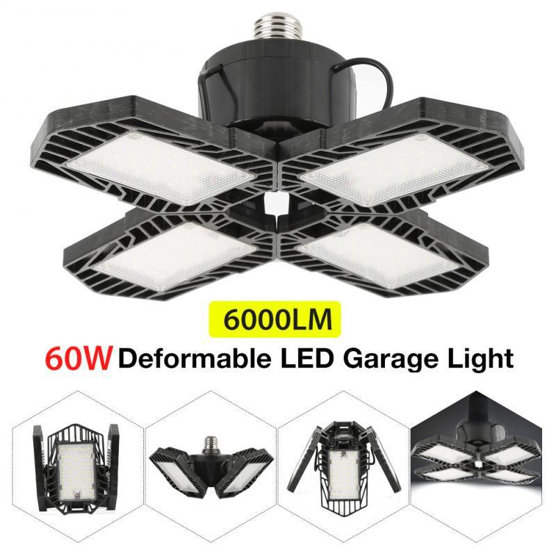 60W LED Garage Light High Bright Ceiling Lamp Suitable for Marble Ceiling Indoor Workshop Lighting
