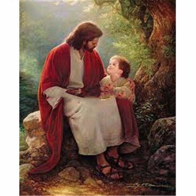 Jesus Diamond Painting Cross Stitch DIY 5D Full Drill Religious Wall Art Home Decor Kit