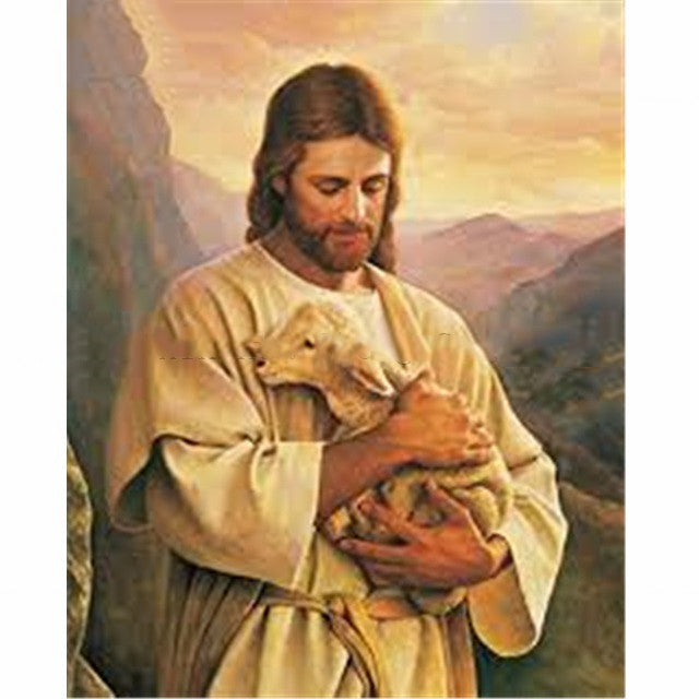 Jesus Diamond Painting Cross Stitch DIY 5D Full Drill Religious Wall Art Home Decor Kit