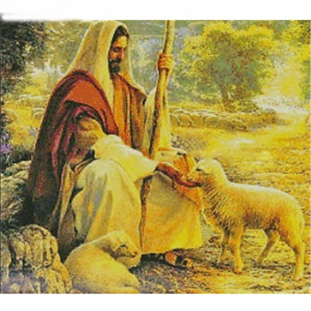 Jesus Diamond Painting Cross Stitch DIY 5D Full Drill Religious Wall Art Home Decor Kit