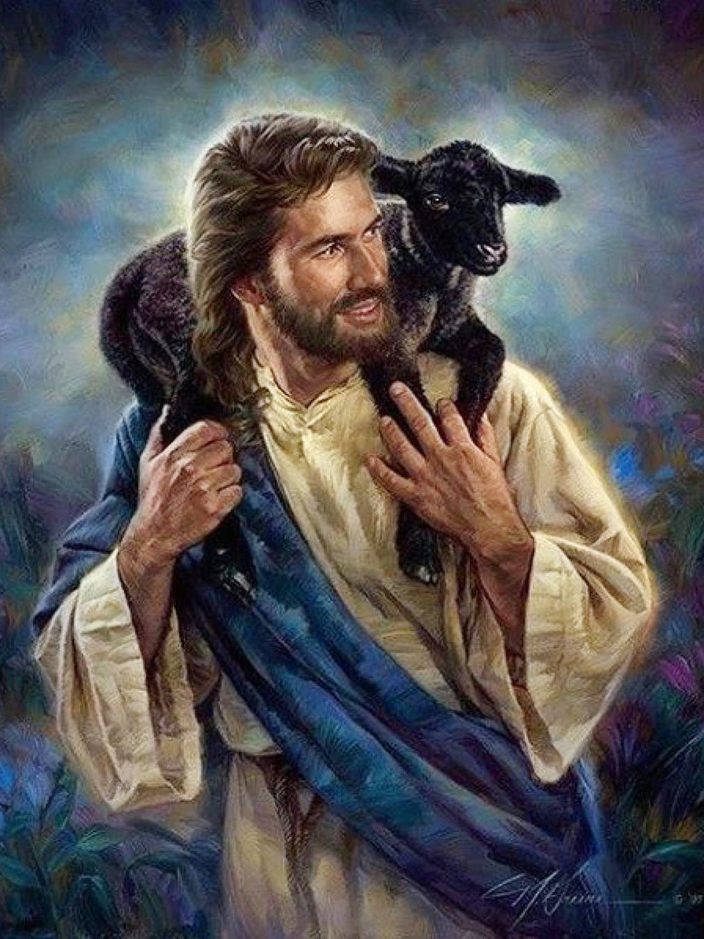 Jesus Diamond Painting Cross Stitch DIY 5D Full Drill Religious Wall Art Home Decor Kit