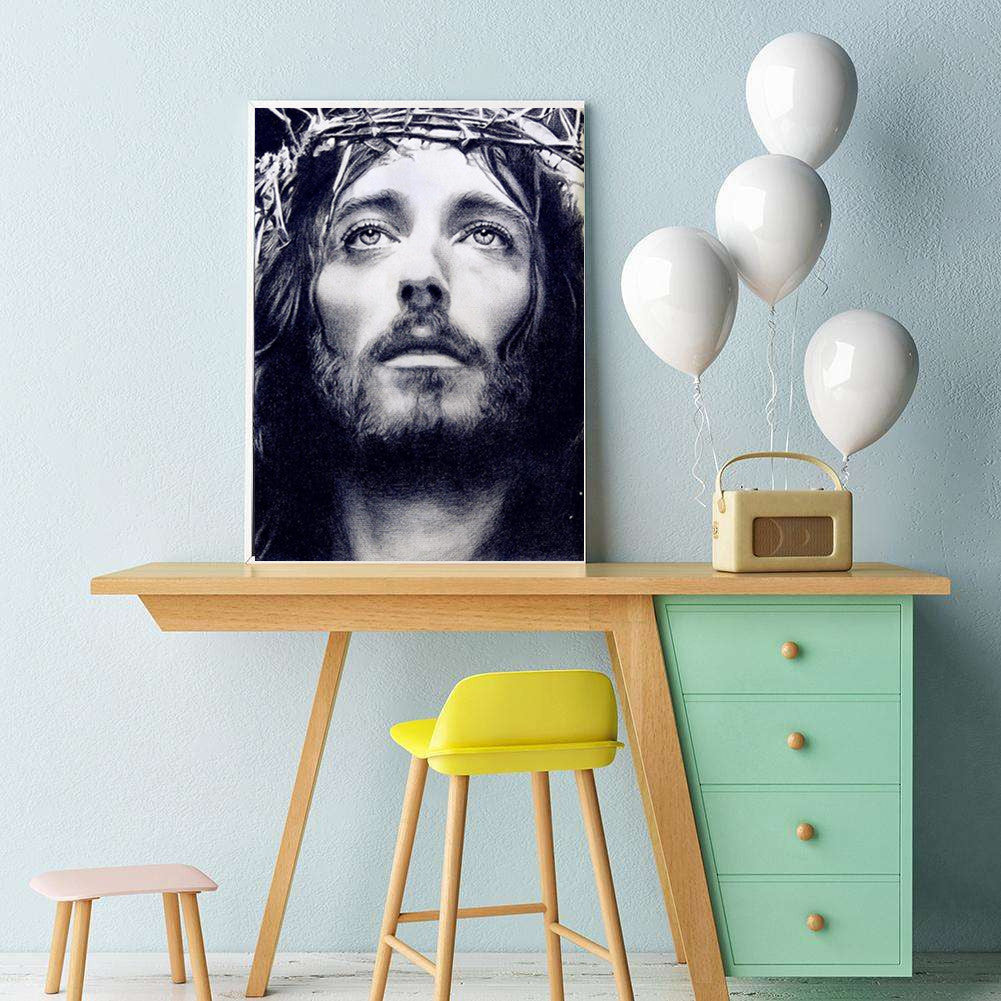 Jesus Diamond Painting Cross Stitch DIY 5D Full Drill Religious Wall Art Home Decor Kit