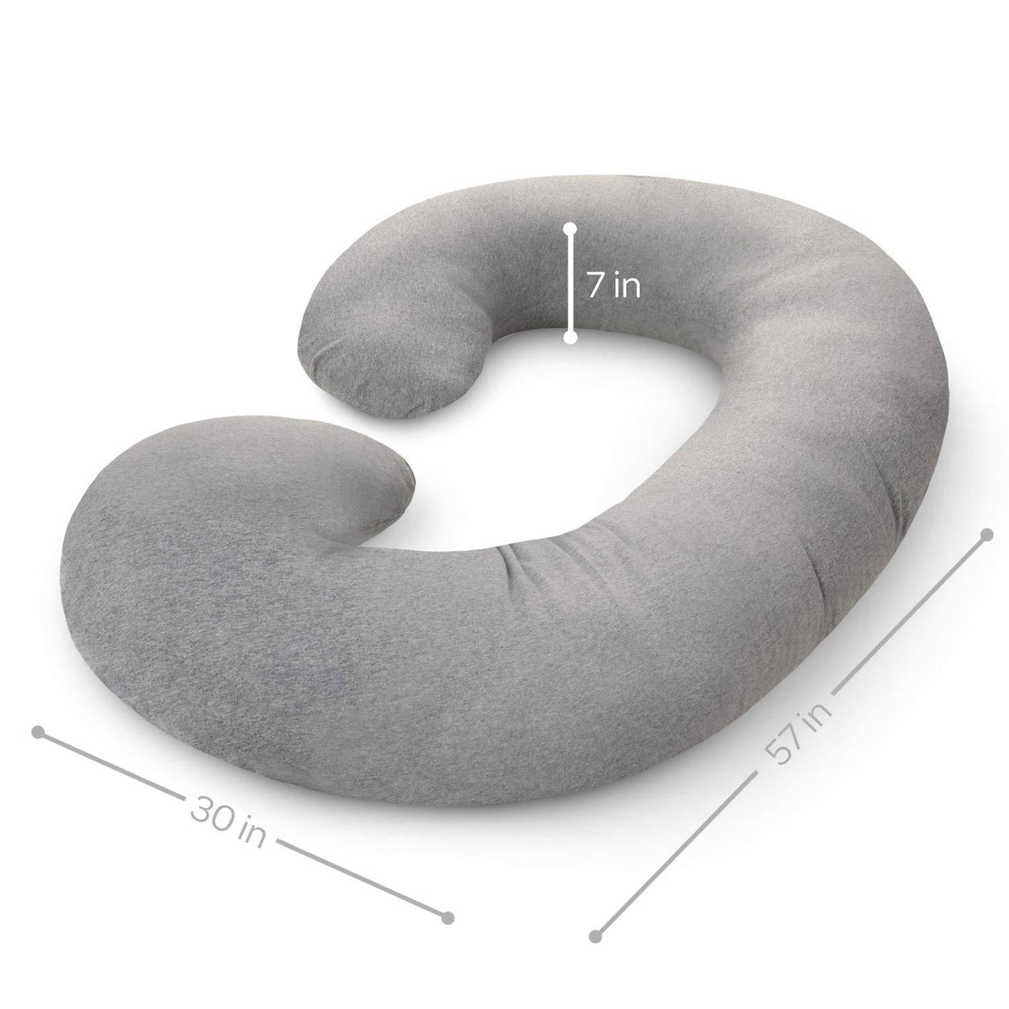 Pregnancy Support Pillow for Hips Knees Neck and Head Full Body Maternity Pillow for Sleeping Comfort
