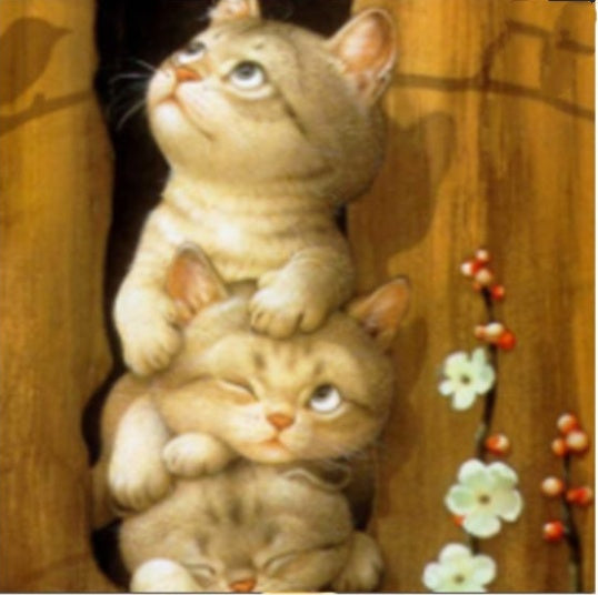 Diamond Painting Animals and Plants Cross Stitch Picture DIY Wall Art Kit for Home Decoration