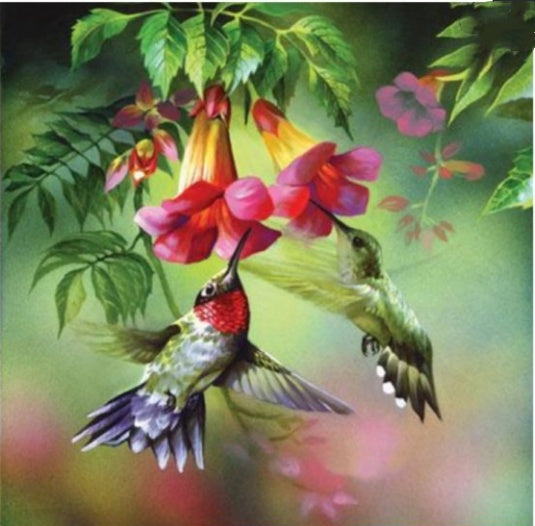 Diamond Painting Animals and Plants Cross Stitch Picture DIY Wall Art Kit for Home Decoration