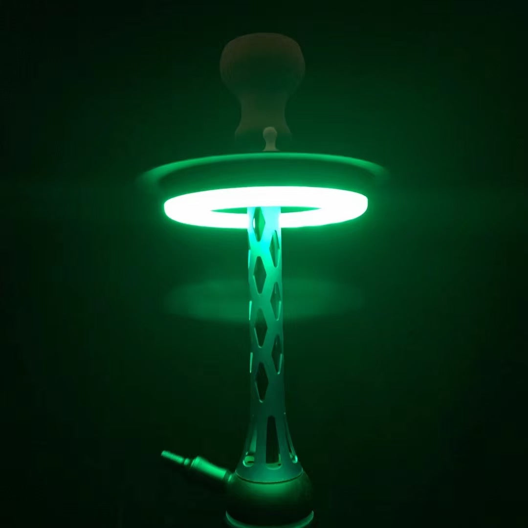 Bar Scene Hookah with Remote Control & Colorful Decorative Lights