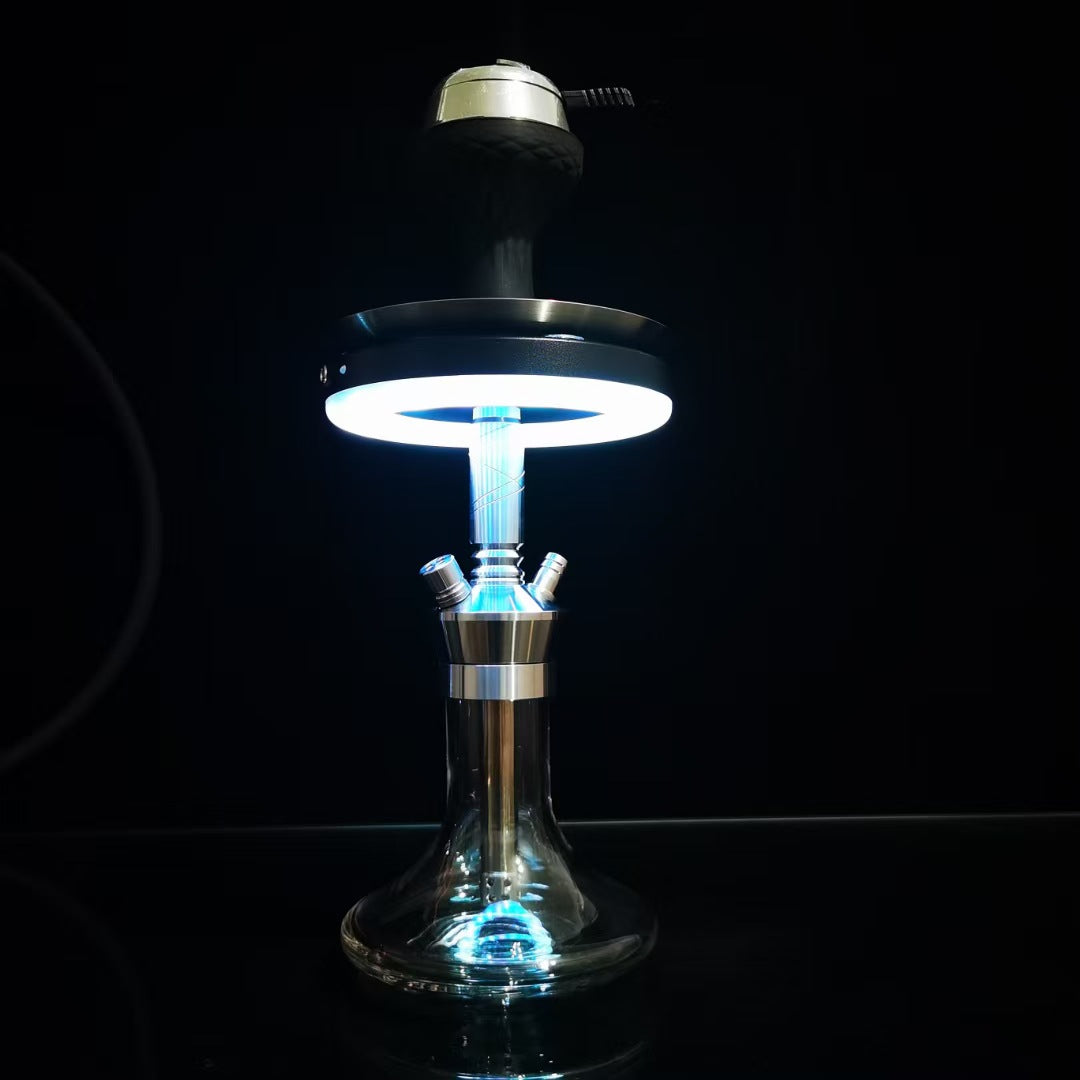 Bar Scene Hookah with Remote Control & Colorful Decorative Lights