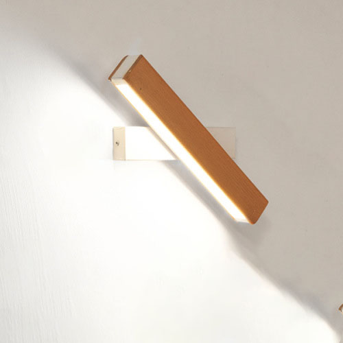 Wooden LED Wall Lamp Modern Adjustable Lighting for Living Room Bar Restaurant Porch Corridor Home Decor