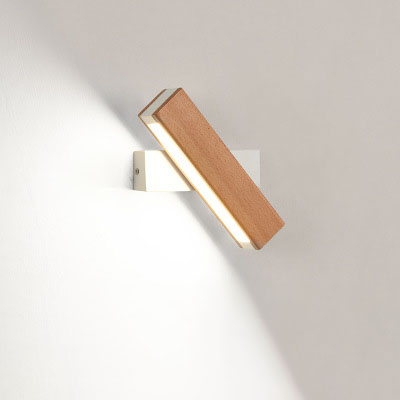 Wooden LED Wall Lamp Modern Adjustable Lighting for Living Room Bar Restaurant Porch Corridor Home Decor