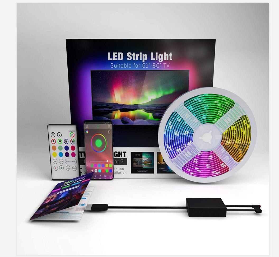 5V Low Voltage RGB LED Light Strip – USB TV Background Soft Lighting