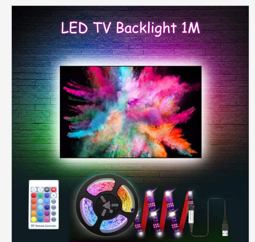 5V Low Voltage RGB LED Light Strip – USB TV Background Soft Lighting