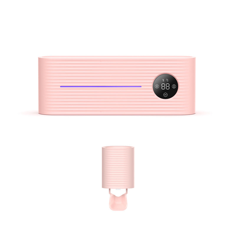 Automatic Wall Mounted Toothbrush Disinfection Box Air Drying Storage Sterilizer for Bathroom Hygiene and Oral Care