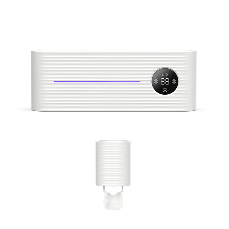 Automatic Wall Mounted Toothbrush Disinfection Box Air Drying Storage Sterilizer for Bathroom Hygiene and Oral Care
