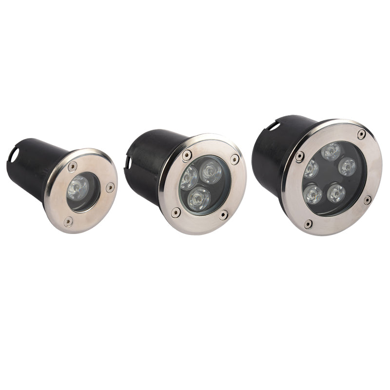 1W LED Underground Light Outdoor Waterproof RGB Lawn Light Villa Garden Landscape Lighting