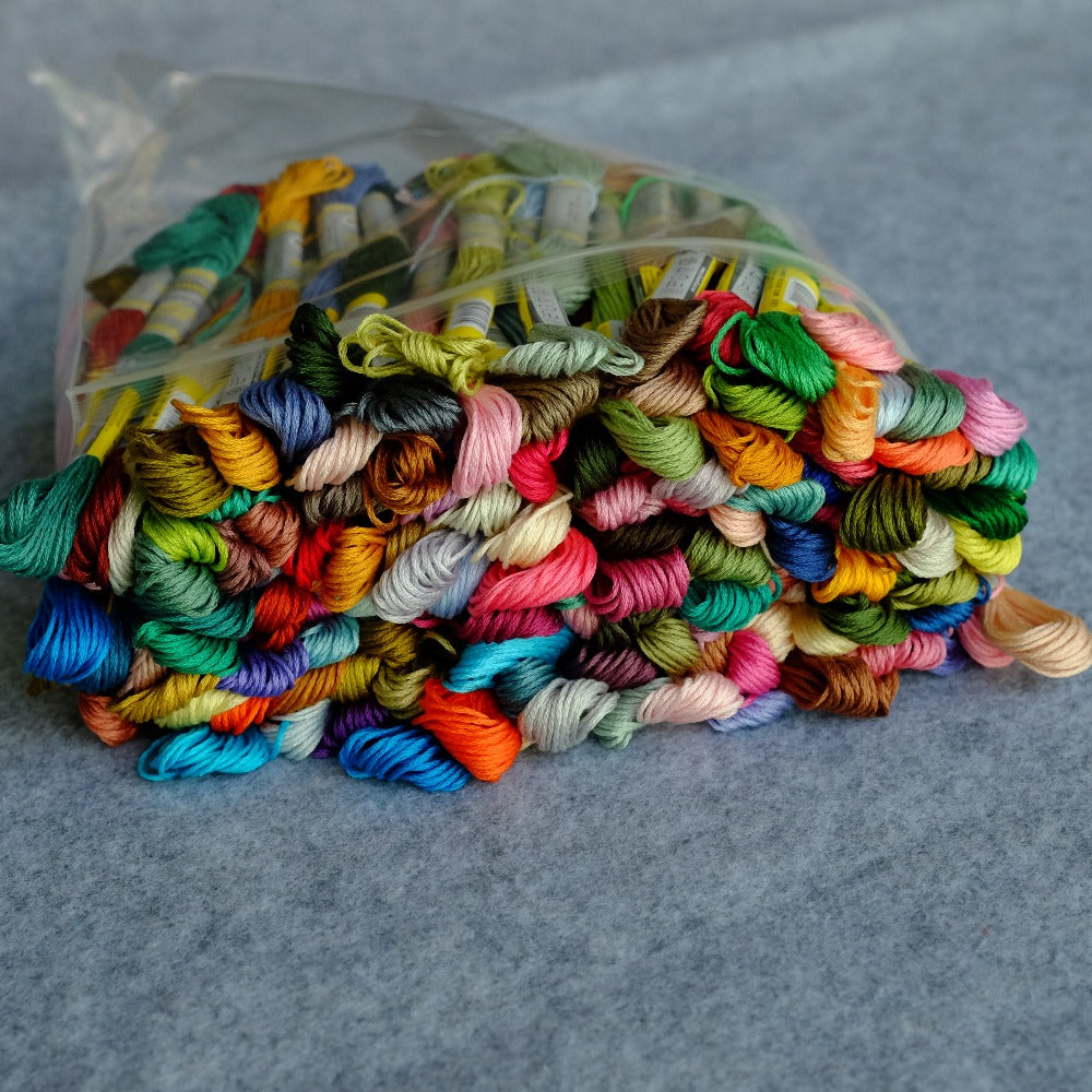 454-Color Cross Stitch Thread Set – Premium Embroidery Floss Kit for DIY Crafts