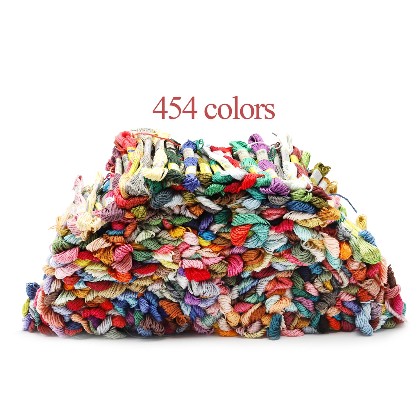 454-Color Cross Stitch Thread Set – Premium Embroidery Floss Kit for DIY Crafts
