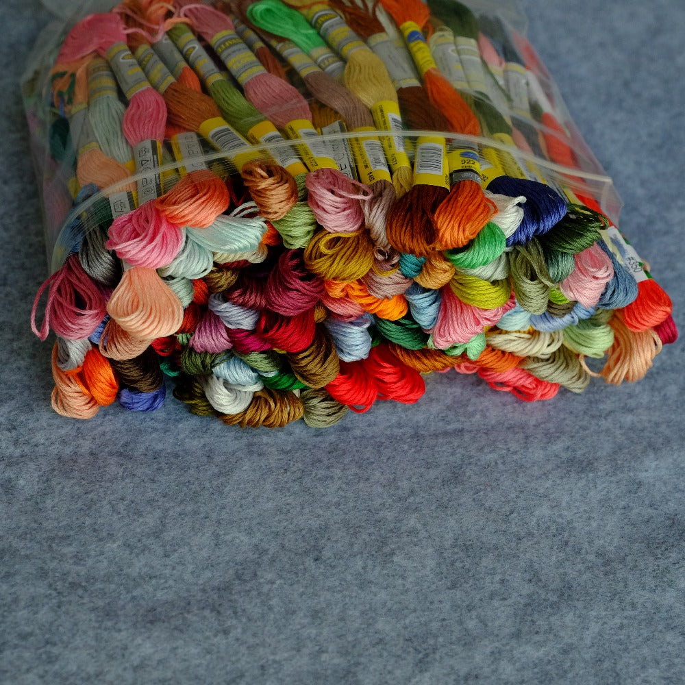 454-Color Cross Stitch Thread Set – Premium Embroidery Floss Kit for DIY Crafts