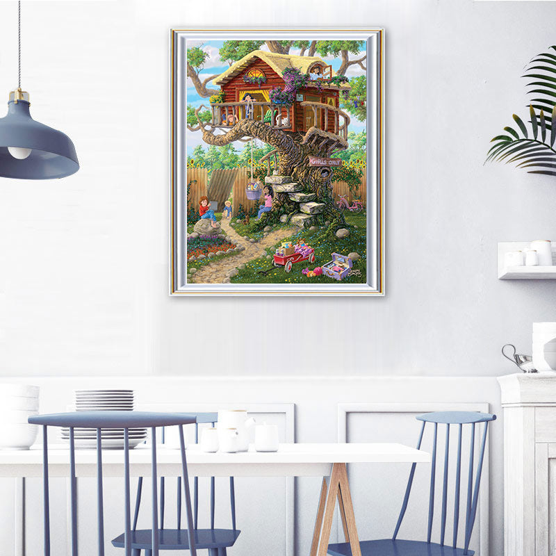 5D Diamond Painting Cross Stitch DIY Diamond Embroidery Art Kit Home Wall Decor Craft Set