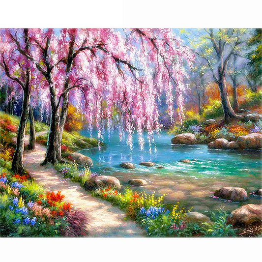 DIY Diamond Painting Round & Square Drill Cross Stitch Diamond Embroidery Art Kit Home Wall Decor