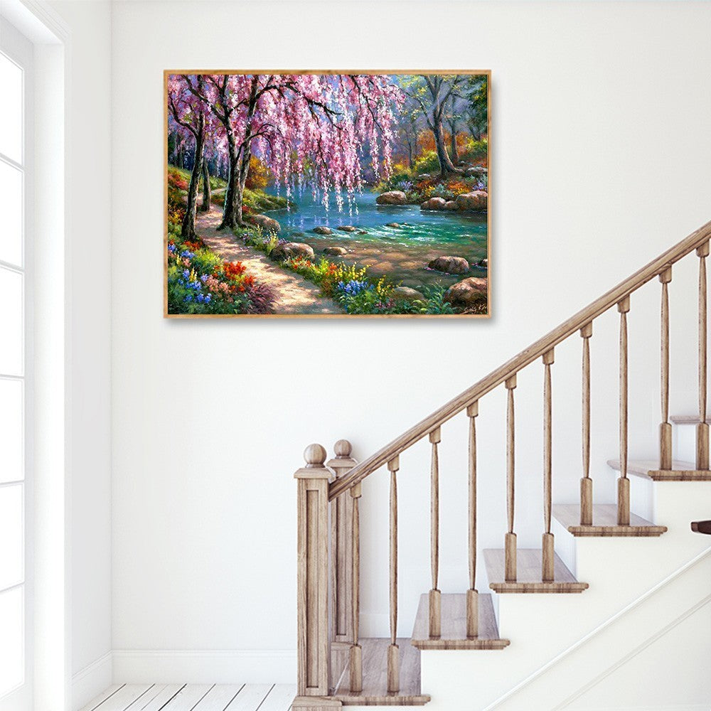 DIY Diamond Painting Round & Square Drill Cross Stitch Diamond Embroidery Art Kit Home Wall Decor
