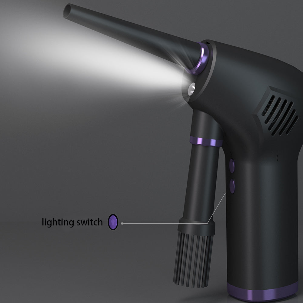 Cordless Air Duster Electric Compressed Air Blower for Computer Keyboard Camera and Small Appliance Cleaning Rechargeable Portable Cleaner