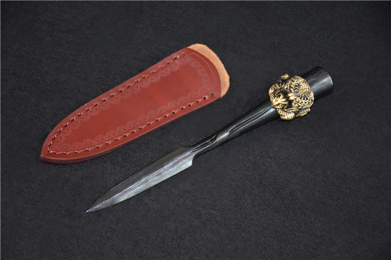 01588 Eagle Head Tea Knife Stainless Steel Multi Purpose Tea Tool for Tea Ceremony and Household Use