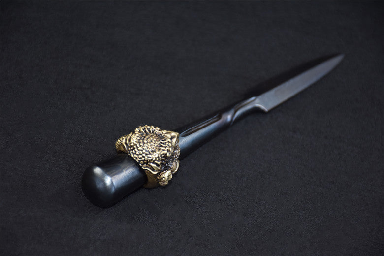 01588 Eagle Head Tea Knife Stainless Steel Multi Purpose Tea Tool for Tea Ceremony and Household Use