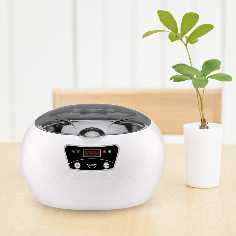 Home Ultrasonic Cleaning Machine Jewelry Glasses & Small Items Deep Cleaner Portable Household Device