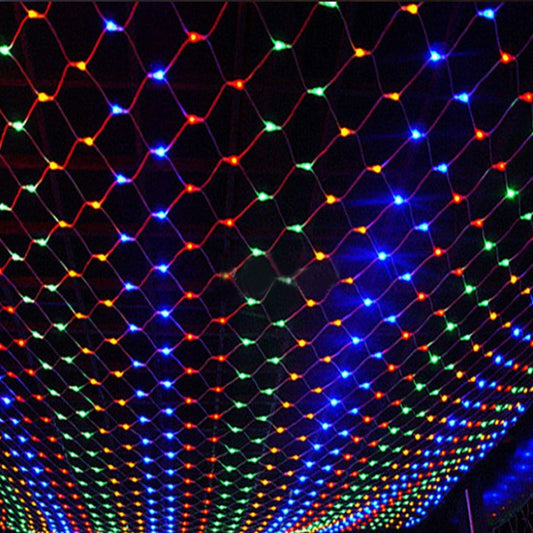 Christmas LED String Lights Outdoor Waterproof Fishnet Fairy Lights Star Pattern Holiday Wedding Decorative Lighting