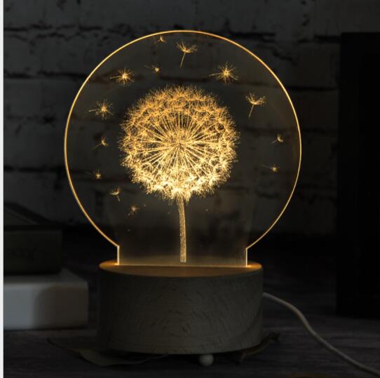 Cute Jellyfish LED Night Light Touch Control Romantic Bedroom Decoration Lamp Kids & Valentine Gift