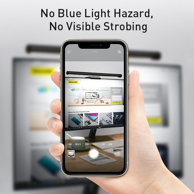 USB Electrodeless Dimming Screen Hanging Lamp Adjustable LED Pendant Light for Desk and Room Lighting