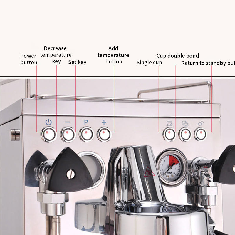 Full Semi Automatic Espresso Machine for Home and Business Use Professional Coffee Maker