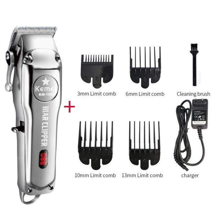Household Noise Reduction Hair Clipper Quiet Electric Hair Trimmer Cordless Low Noise Grooming Tool for Home Use